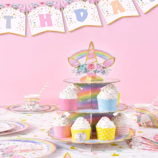 Round Cardboard Cupcake Stand for Cake and Dessert Display {2}