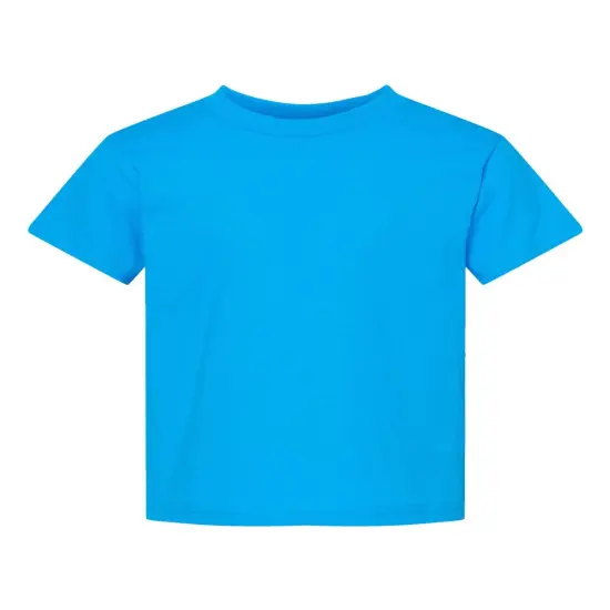 Rabbit Skins&reg; Toddler Cotton Crewneck Short Sleeve Jersey T-Shirt -3301T Turquoise {1}