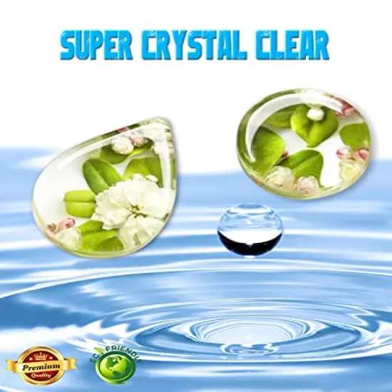 Bsrezn 400g UV Resin Hard, Crystal Clear UV Cure Epoxy Resin Kit Premixed Resina UV Transparent Solar Activated Glue for Jewelry Making Fast Curing {6}