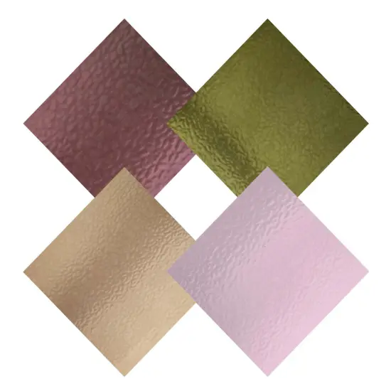 Wissmach 4 Sheet Mixed Color Variety Stained Glass Pack and Mosaic Glass {2}