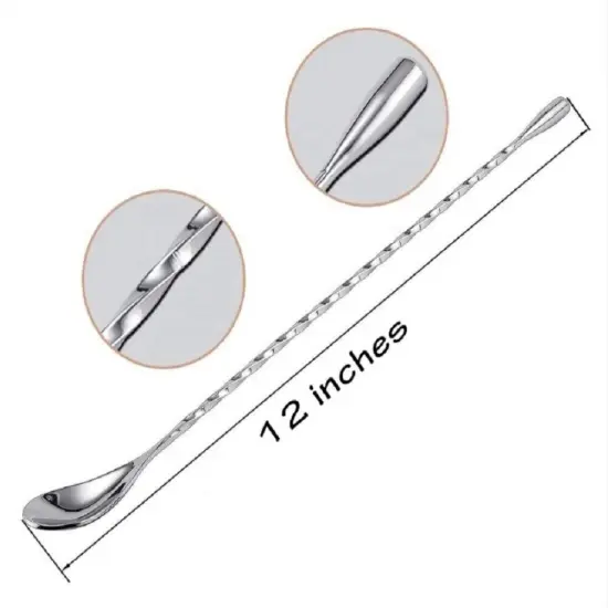 Kitcheniva 12" Stainless Steel Bar Spoon {5}