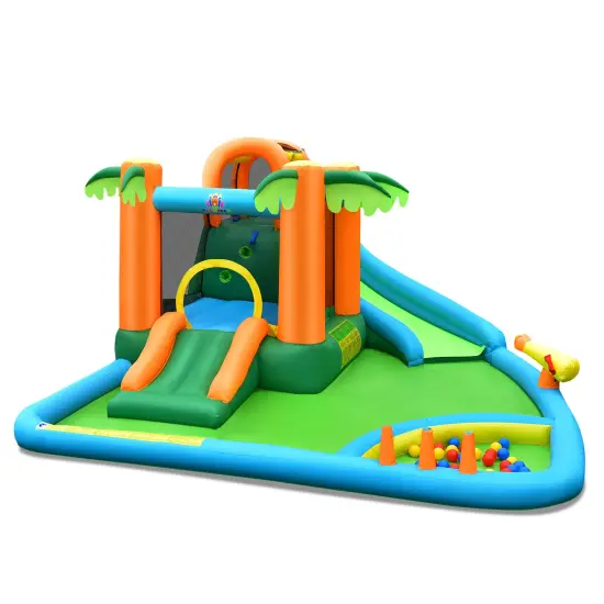 Inflatable Water Slide Park with Upgraded Handrail {4}