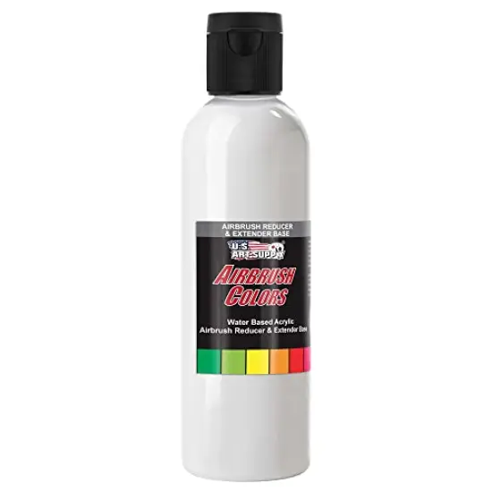 4-Ounce Pint Airbrush Thinner for Reducing Airbrush Paint for All Acrylic Paints - Extender Base, Reducer to Thin Colors Improve Flow - Works for Thinning Acrylic Pouring Paint {2}