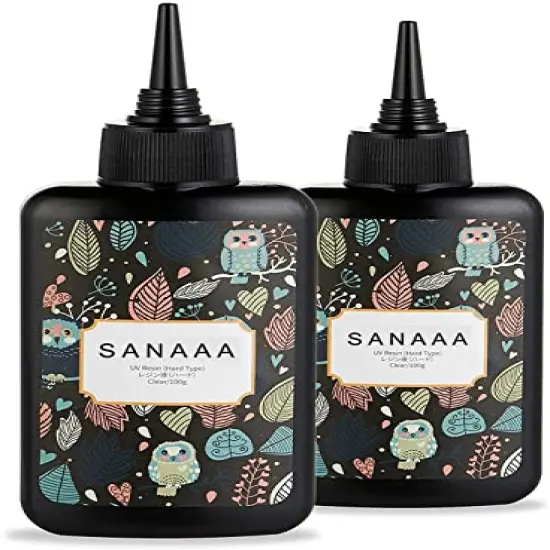 UV Resin Clear Hard Type 200g Transparent UV Curing Ultraviolet Cure Resin, Solar Cure Sunlight Activated Resin for DIY Resin Jewelry Making {1}