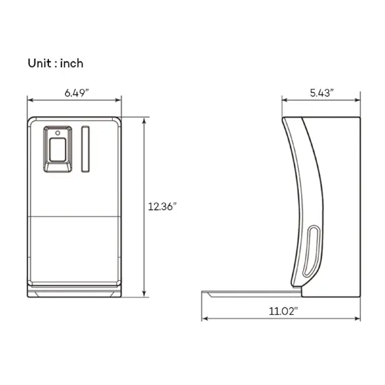 Pure Hygiene Wireless Automatic Antiseptic Spray Dispenser {4}