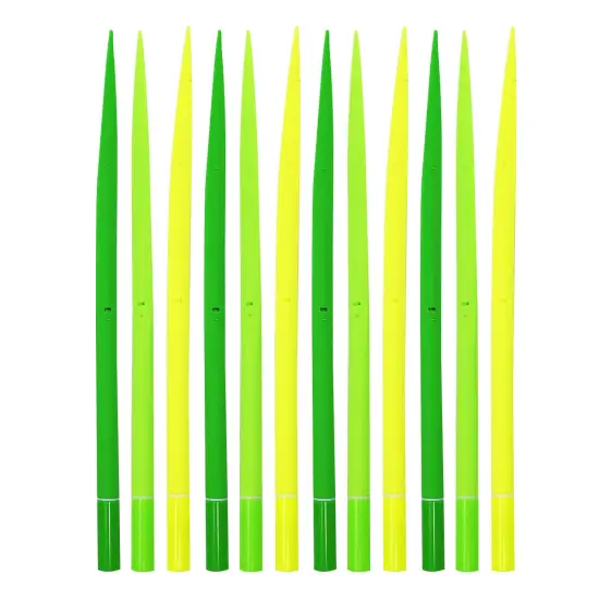 Wrapables Gel Pens School Office Supplies (12 pack), Grass Blades {1}
