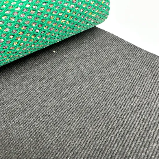 Green Fishnet Glitter Craft Vinyl {3}