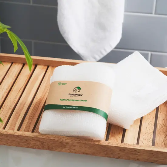 GreenHabit Sensitive Shower Cloth -Biomass (PLA100%) No plastic {4}