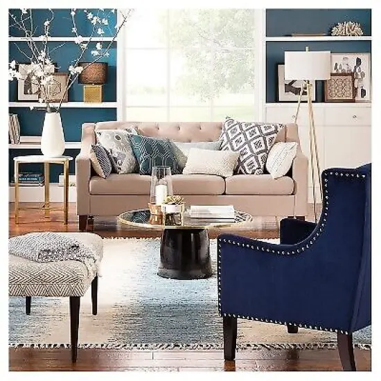 Ellis Tripod Floor Lamp Brass {3}