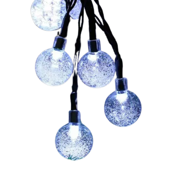Kitcheniva Solar Powered 50 LED String Light Christmas Decor White {1}