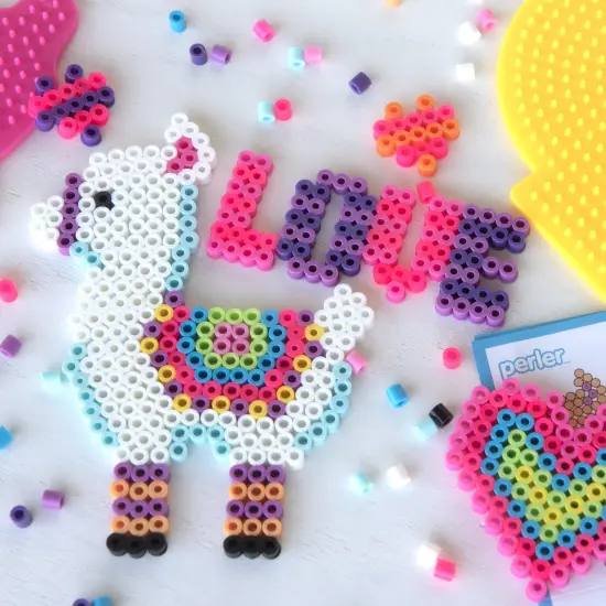 Perler Fused Bead Bucket Kit-Llama {6}