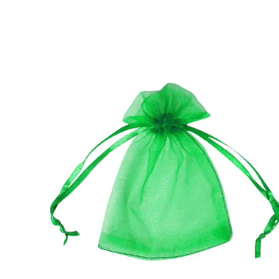 Kitcheniva 3"x4" Organza Gift Candy Sheer Bags DIY Pouches 100 Pcs Green {1}