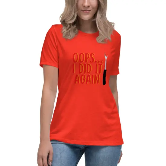 Oops! Women's Relaxed T-Shirt {4}