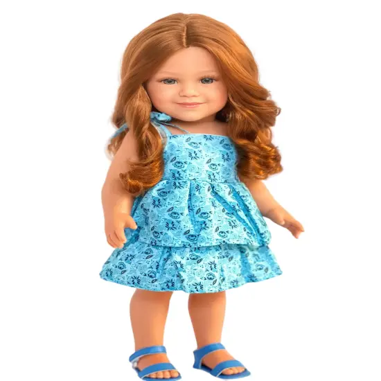 Rae Ricci&trade;: The Stylish Traveler with Red Curly Hair and Blue Eyes {2}