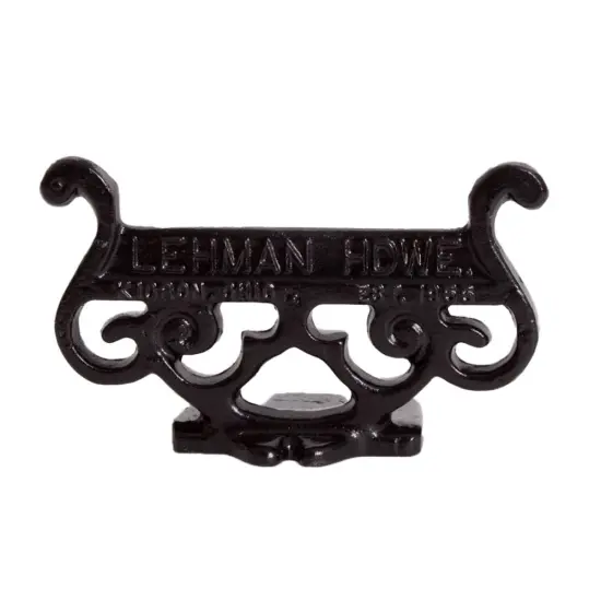 Lehman's Cast Aluminum Boot Scraper, Vintage Style Scroll Design to Place Outside your Door, Clean your Boots {1}