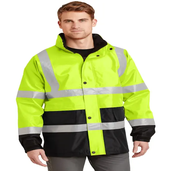 CORNER STONE&reg; - Waterproof Parka Safety yellow/ black {4}
