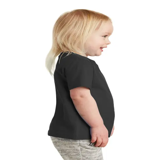 Rabbit Skins&reg; Toddler Fine Jersey Crew Neck Short Sleeve Tee - 3321 Black {6}