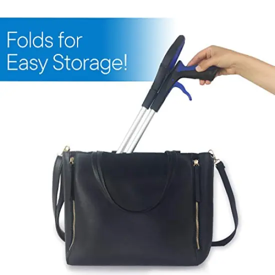 34 Inch Extra Long Reacher Grabber - Foldable Gripper and Reaching Tool with Rotating Jaw {5}