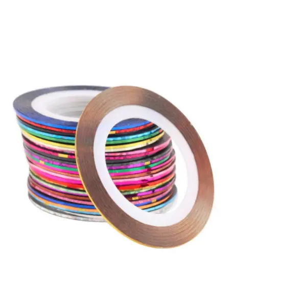 Kitcheniva Nail Striping Tape Line Roll Nail Art Decoration 15 Pcs {2}
