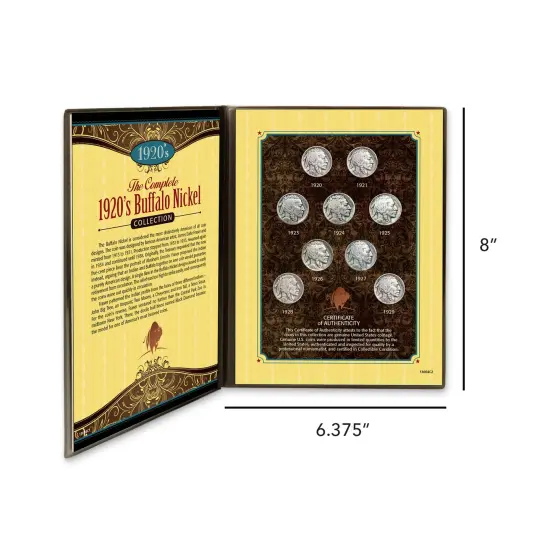 Complete 1920's Buffalo Nickel Collection {5}