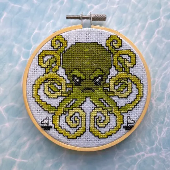 Kraken Counted Cross Stitch Kit {1}