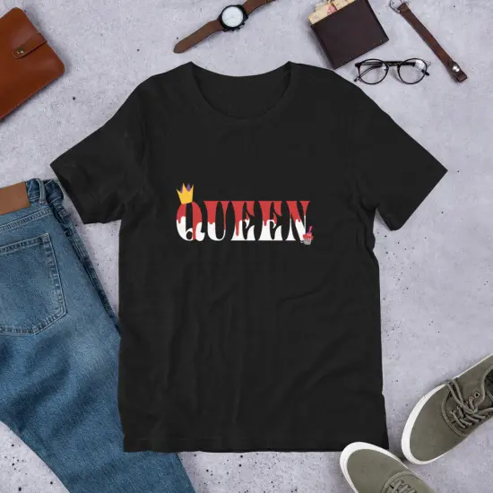 Red Queen Short-Sleeve Unisex T-Shirt {1}