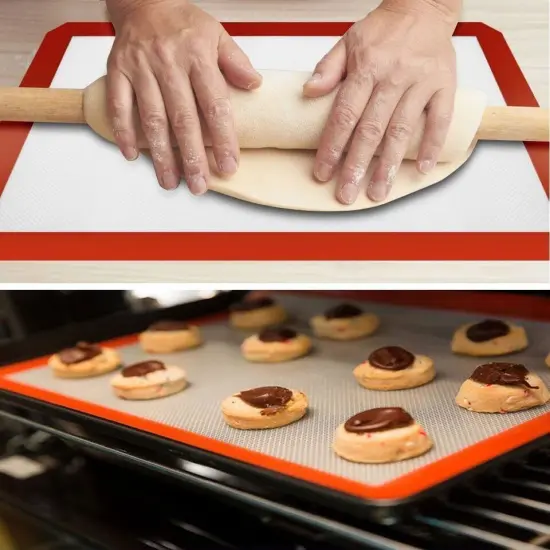 3 Non Stick Silicone Baking Mats {4}