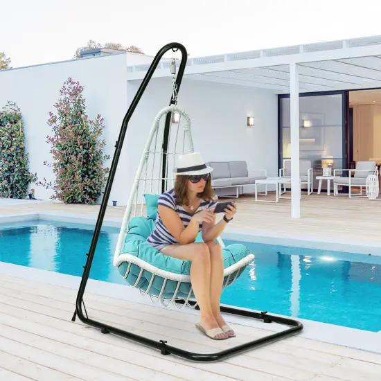 Adjustable Hammock Chair Stand Steel Frame {2}