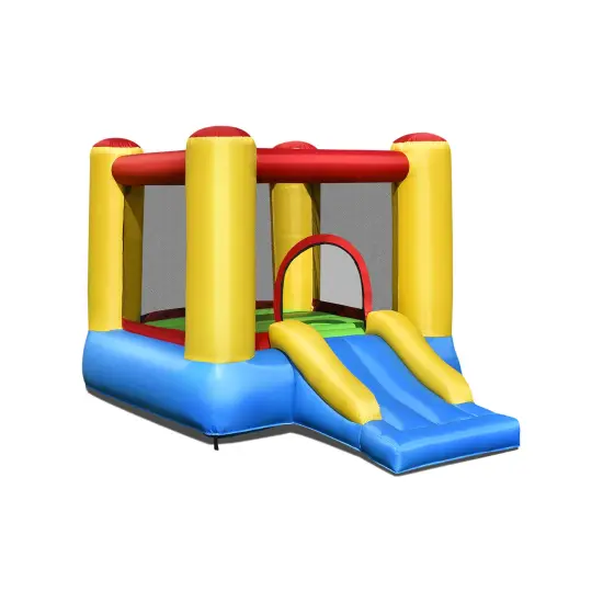 Kids Inflatable Bounce House with Slide {3}