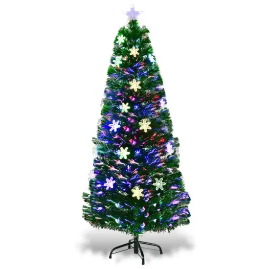 LED Optic Artificial Christmas Tree with Snowflakes {3}