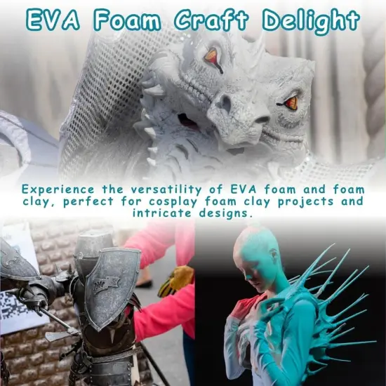 36 Color Air Dry Foam Clay for Sculpting and Cosplay Set - Ultralight, Soft, and Pliable Air Dry Modeling Clay Clay Foam for All Ages - Safe and No Baking Required {3}