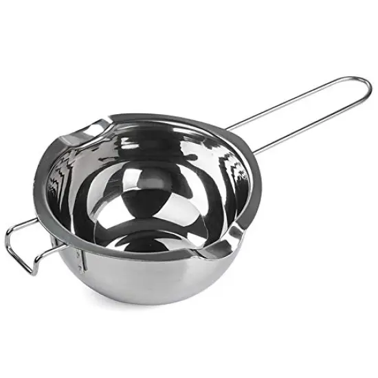 (18/8 Steel, 2 Cup Capacity, 480ML) Stainless Steel Double Boiler Pot for Melting Chocolate, Candy and Candle Making {2}
