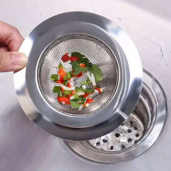 Kitcheniva Stainless Steel Sink Strainers 4.5" 4 Pcs {4}