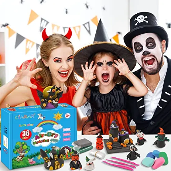 CiaraQ Modeling Clay Kit - 36 Colors Air Dry Ultra Light Magic Clay, Safe & Non-Toxic, Great Gift for Kids. {5}