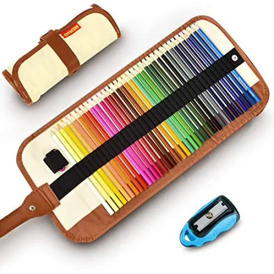 Colored Pencils, Premier Color Pencil Set With 36 Colouring Pencils,Sharpener and Canvas Pencil Bag {1}