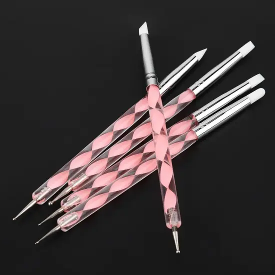 Kitcheniva Double Head Clay Sculpting Brush DIY Tool 5 Pcs {2}