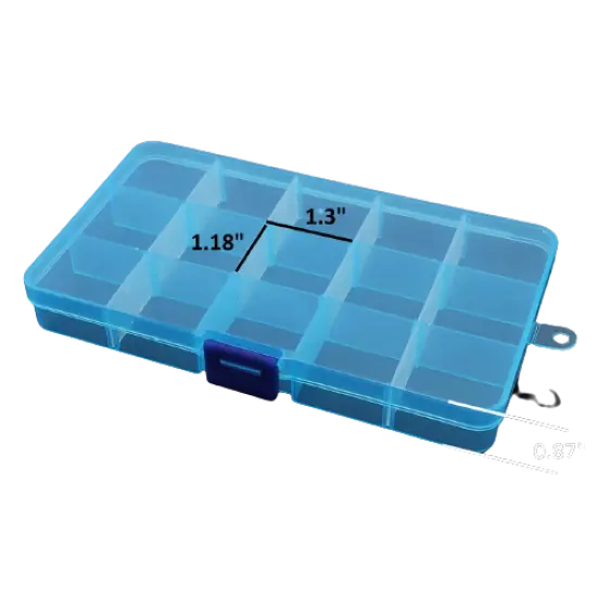 Kitcheniva 5 Pcs Clear Plastic Bead Storage Container Jewelry Box {3}