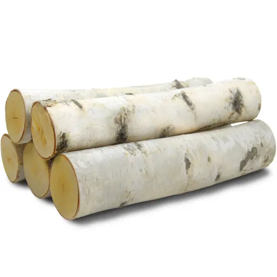Wilson Large Birch Fireplace Logs, Decorative, Natural Bark Home Decor {1}