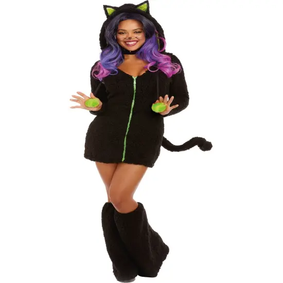 Adult's Womens Don't Cross The Black Cat Costume {1}