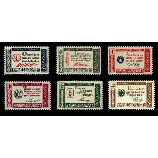 American Credo United States Postage Stamp Series {2}