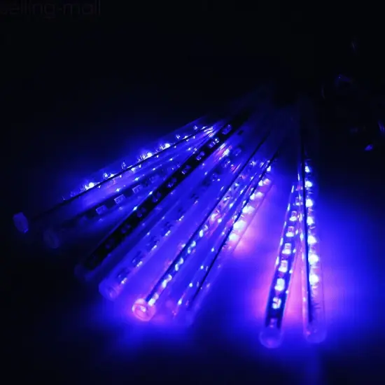 LED Meteor Shower Lights Outdoor Falling Rain Drop Icicle String Waterproof {3}