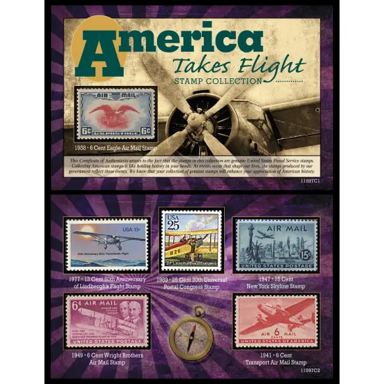 America Takes Flight Stamp Collection {1}