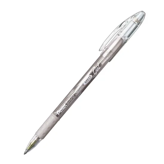 Sunburst&trade; Metallic Pen, Silver, Pack of 12 {2}