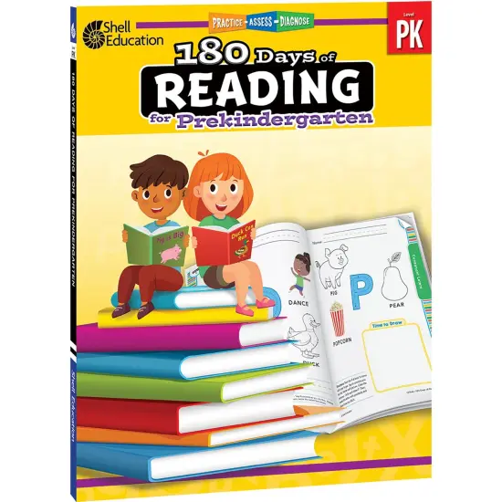 180 Days of Reading Workbook, Grade PreK {1}
