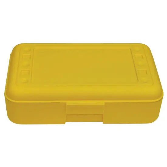 Pencil Box, Yellow, Pack of 12 {2}