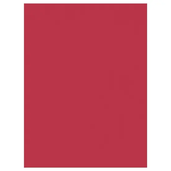 Construction Paper, Red, 9" x 12", 50 Sheets Per Pack, 10 Packs {2}