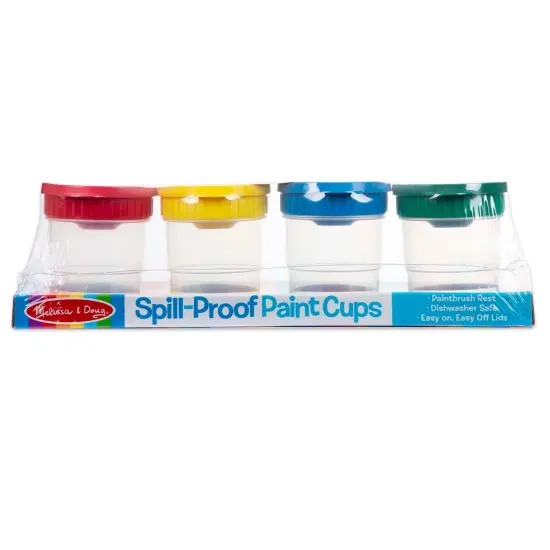 Spill-Proof Paint Cups, 4 Per Set, 3 Sets {2}