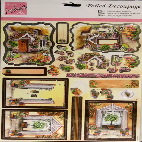 Anita's Foiled Decoupage Die-cut Embellishments-The Lemon Tree {1}