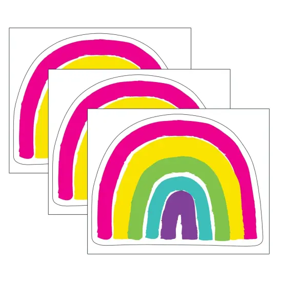 Kind Vibes Rainbow Cut-Outs, 36 Per Pack, 3 Packs {1}
