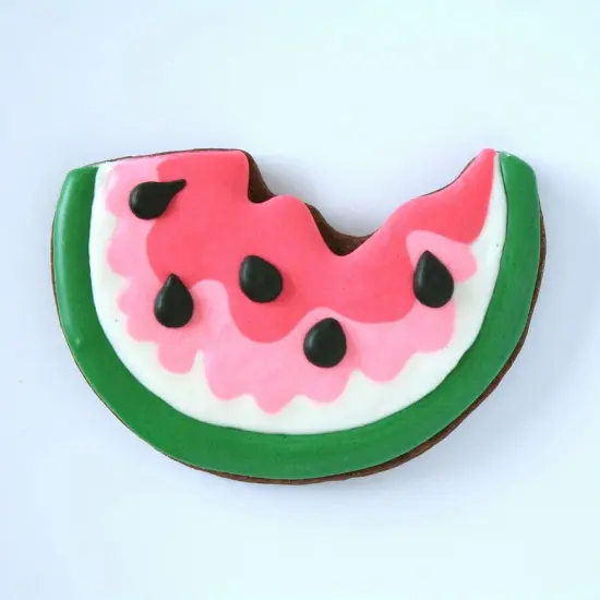 Ann Clark Watermelon Slice with bite taken out Cookie Cutter, 3.75" {2}